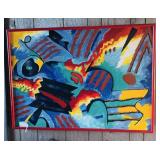 Large original Oil Painting on board, signed