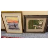 2 original watercolor paintings both by DEBORAH,