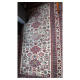 Large Persian carpet, with trimmed fringe on both