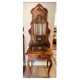 Antique French Provincial pewter lavabo fountain