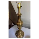 Heavy brass Stiffel  table lamp, with a brass