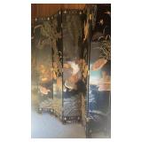 Extra large carved wood, Chinese room divider,