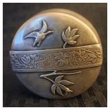 Antique Sterling Aesthetic Period Patch /Snuff Box