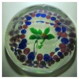 Fine Art Glass Paperweight - New England?
