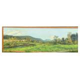 Fine 'Orlyk' Signed Landscape Painting with Creek