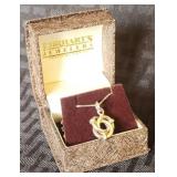 Vintage Sterling '3 Rings' Necklace