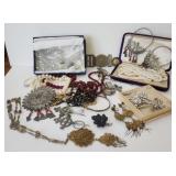 Lot Miscellaneous Antique & Vintage Estate Jewelry