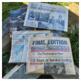 Lot of Collectible Old Newspapers