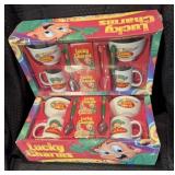 2 Vintage 2002 Lucky Charms Collectors Cereal Sets