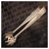 Antique 'Knowles' Sterling 'Lexington' Sugar Tongs