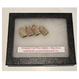 Four (4) Original Civil War Bullets