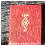 'HJ Howe' Syracuse Jeweler Miniature 1914 Calendar