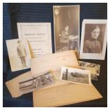 World War One Ephemera Lot - Photographs, etc.