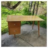 Vintage MCM Paul McCobb Maple Planner Group Desk