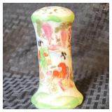 Antique Japanese Decorated Porcelain Hatpin Holder
