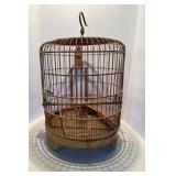 Vintage Asian Bamboo Birdcage