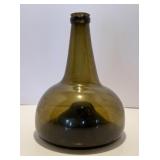 Antique 17th / 18th Century Glass Onion Bottle