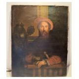 Antique Painting - Portrait of Galeazzo Sanvitale