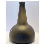 Antique 17th / 18th Century Glass Onion Bottle