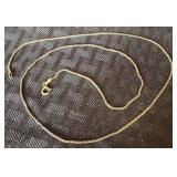 Vintage 22' Sterling Silver Chain - Made in Italy