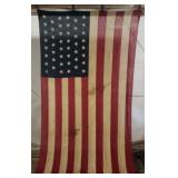 Antique 46 Star United States Flag  70' by 113'