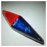Vintage Modern Silver & Lucite Pin / Pendant