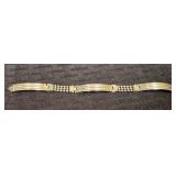 Sterling silver bracelet-7 inches in art deco stye