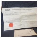 1884 Chester A. Arthur Signature -Land Office Doc.