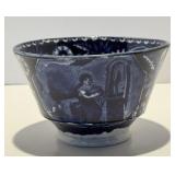 Antique 'Clews' Dark Blue Staffordshire Cup