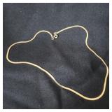 14K Yellow Gold Ncklace - 16' Long - Silky!