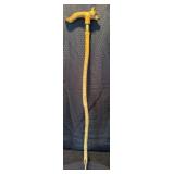 Vintage Hand Carved Wooden Walking Stick / Cane
