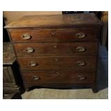 American Federal Period Cherry 4 Drawer Chest