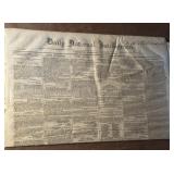 Daily National Intelligencer Newspaper 11-2-1864