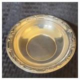'International' Sterling 'Wild Rose' Candy Dish