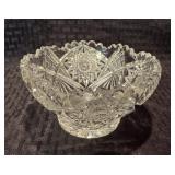 American Brilliant Period ABP Fine Cut Glass Bowl