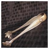 International Sterling 'New Marathon' Sugar Tongs