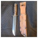 Vintage Camillus 'Fat Boy' Fighting Knife 'U.S.N.'