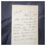 Evelyn Baring First Earl of Cromer Letter Signed