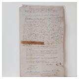 1792 Land Sale Document Waterbury Connecticut