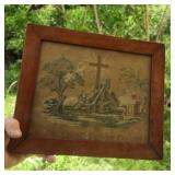 Antique Needlework Caroline Spicer Dundee - 1848