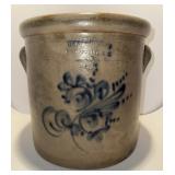 Antique Fort Edward Stoneware 3 Gallon Crock