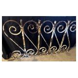 Antique Heavy Cast Iron Architectural Panel