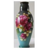Antique Royal Bonn Porcelain Vase with Roses #2859