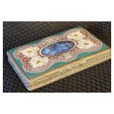 Antique Enameled Vermiel Silver Snuff Box