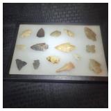 Fifteen (15) Native American Arrow and Spear Head.