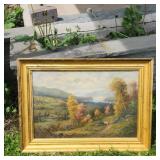 Fine "H. Rhode" Landscape Painting