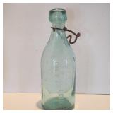 Antique "Avery N. Lord" Aqua Blue Glass Bottle