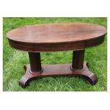 Antique Mahogany Library Table / Desk - Circa 1900
