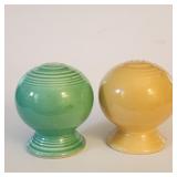 Antique Fiestaware Salt & Pepper Shakers