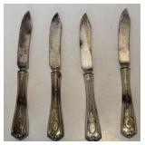 4 Antique 'Community Silver' Fish Knives